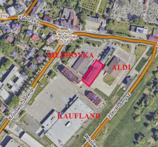 Oswięcim ul. Zaborska | lokale do wynajęcia